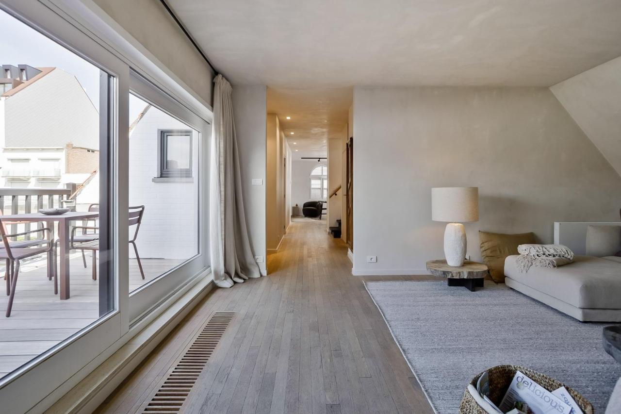 Luxe Duplex Met Prive Parking Leilighet Knokke-Heist Eksteriør bilde